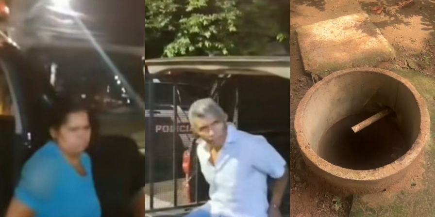 Casal preso por crime brutal