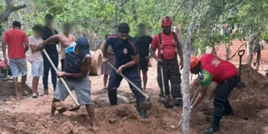 Homem morre soterrado em poço