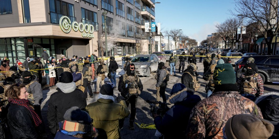 Homem morre em protesto