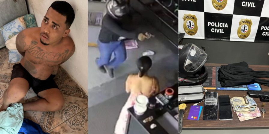 Suspeito de assalto preso