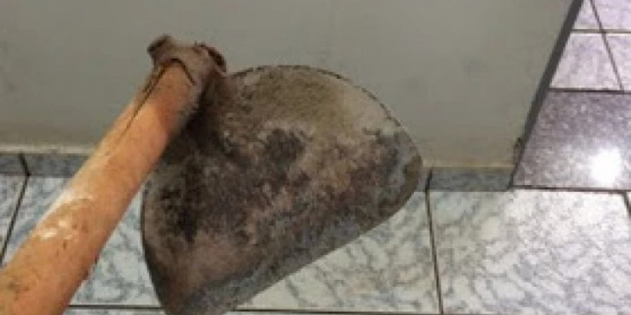 Suspeito de matar mãe a golpes de enxada morre