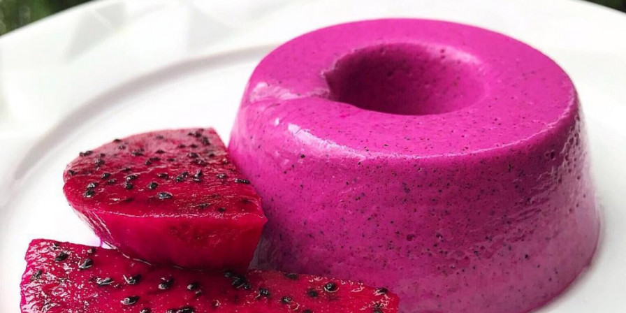Flan de Pitaya