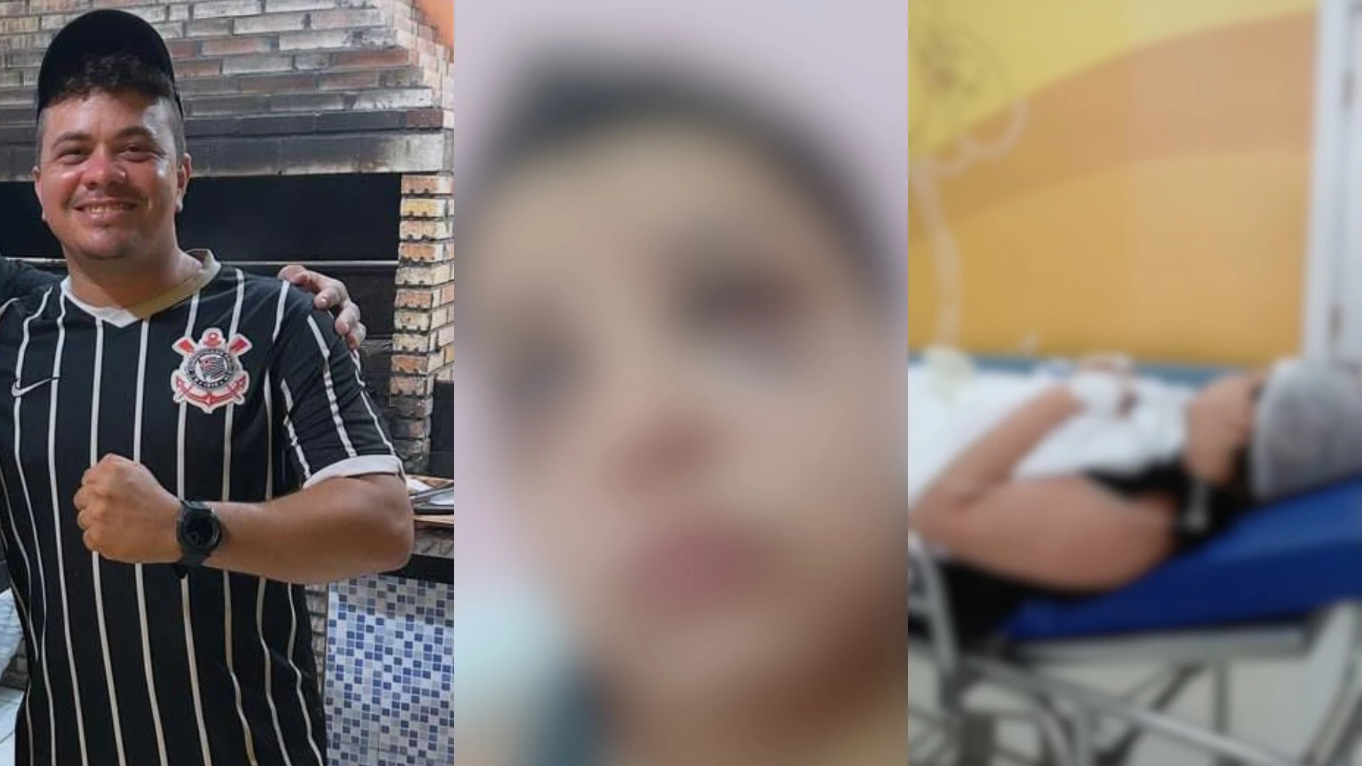 Suspeito de esfaquear enfermeira segue foragido. (Foto: Reprodução)