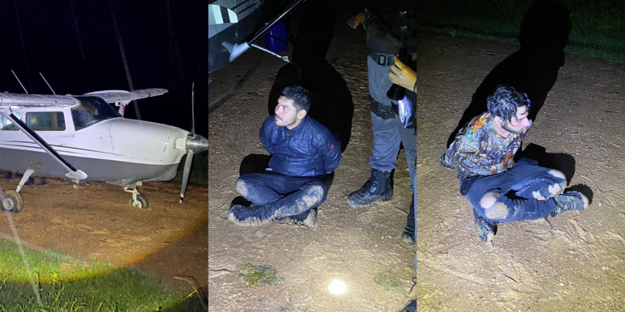 Avião com cocaína apreendido