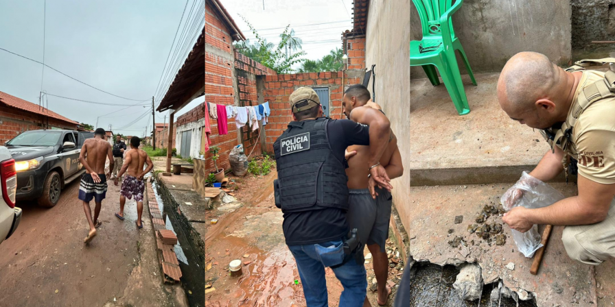 Traficantes presos em João Lisboa