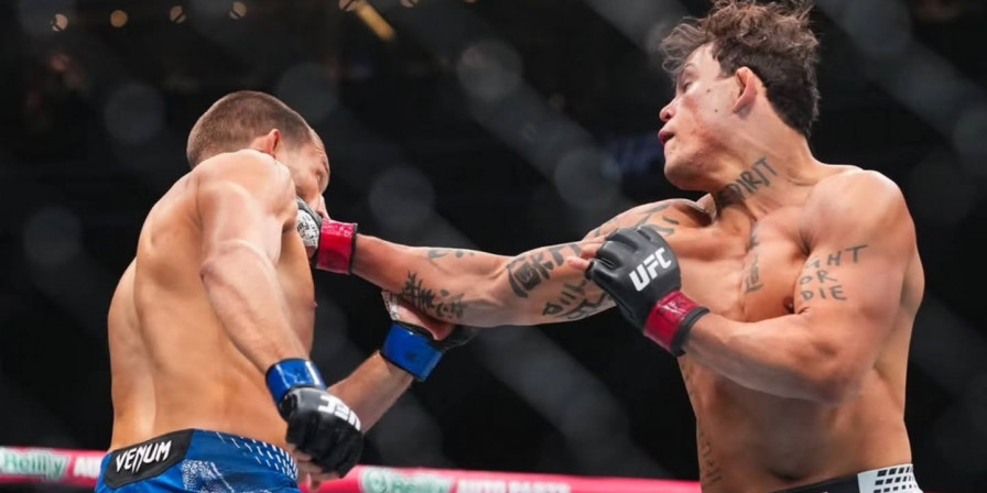 Caio Borralho vence no UFC 326