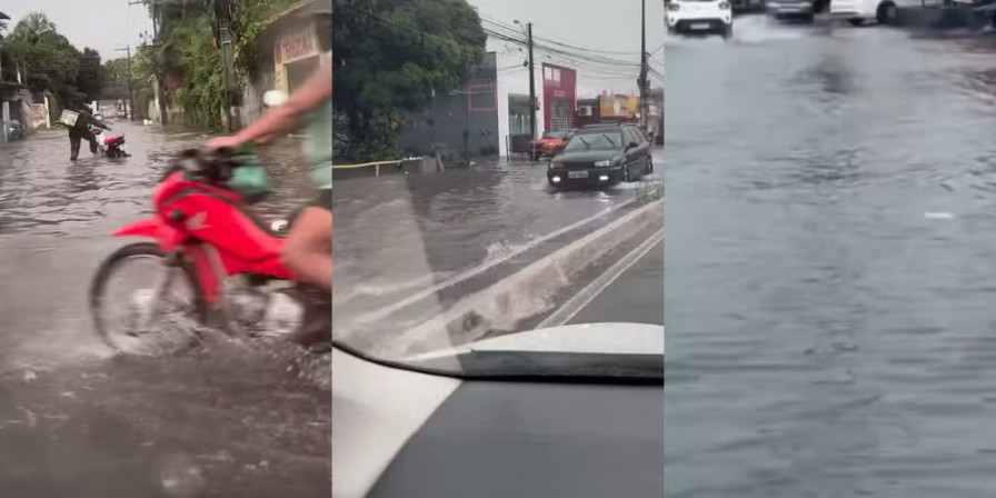 Chuva causa alagamentos em São Luís
