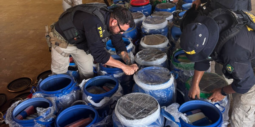 1 tonelada de drogas apreendida