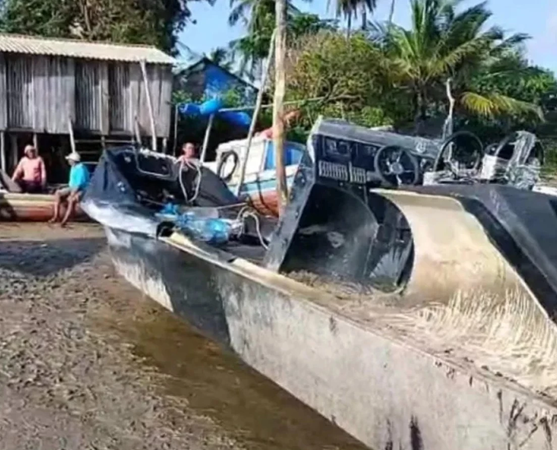 Embarcação com GPS e radar é encontrada à deriva em Cururupu. (Foto: reprodução / redes sociais)