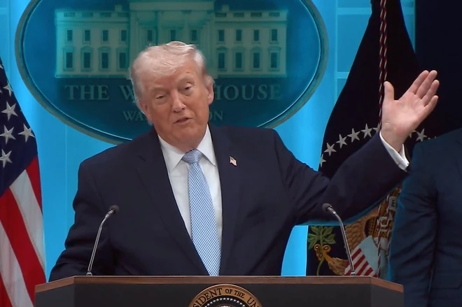 Donald Trump, presidente dos Estados Unidos.