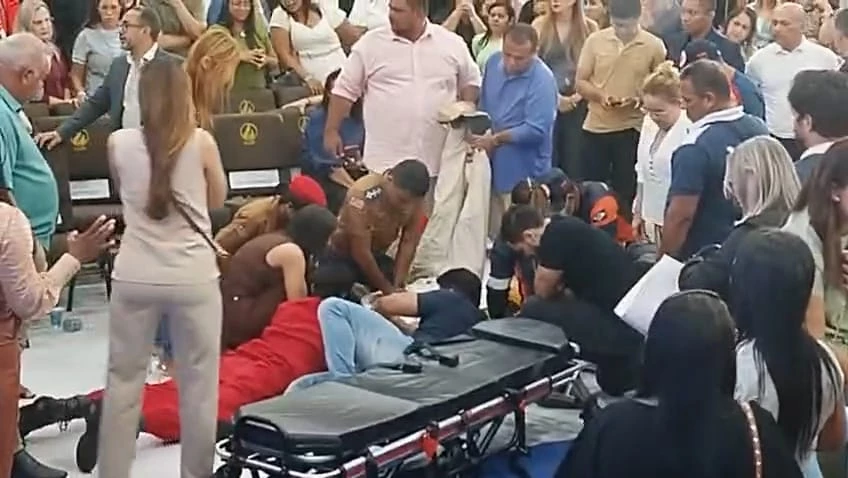 Prefeito de Vitorino Freire, Ademar Magalhães, o Fogoió, morreu nesta segunda-feira (27), após passar mal em evento. (Foto: Reprodução)