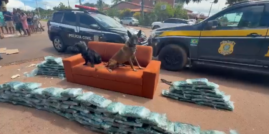 120 kg de drogas apreendidos na BR-135