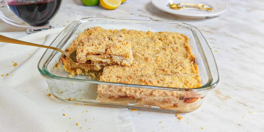 Crumble de Maçã Delicioso