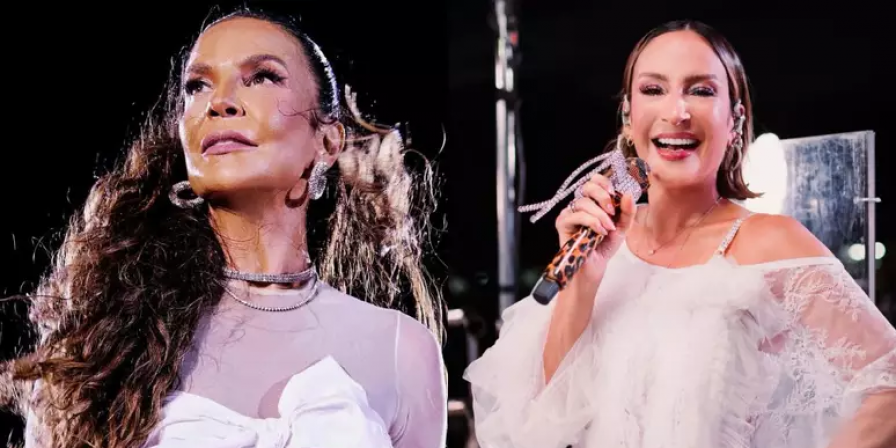 Ivete e Claudia no feriadão