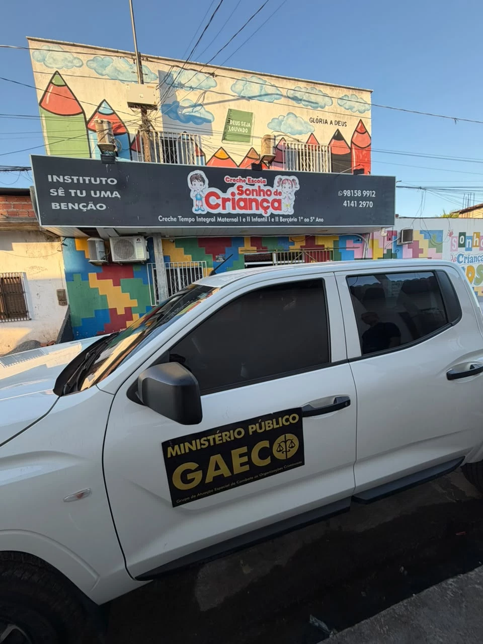 Instituto Sê Tu Uma Benção, um dos alvos do Gaeco na operação de hoje