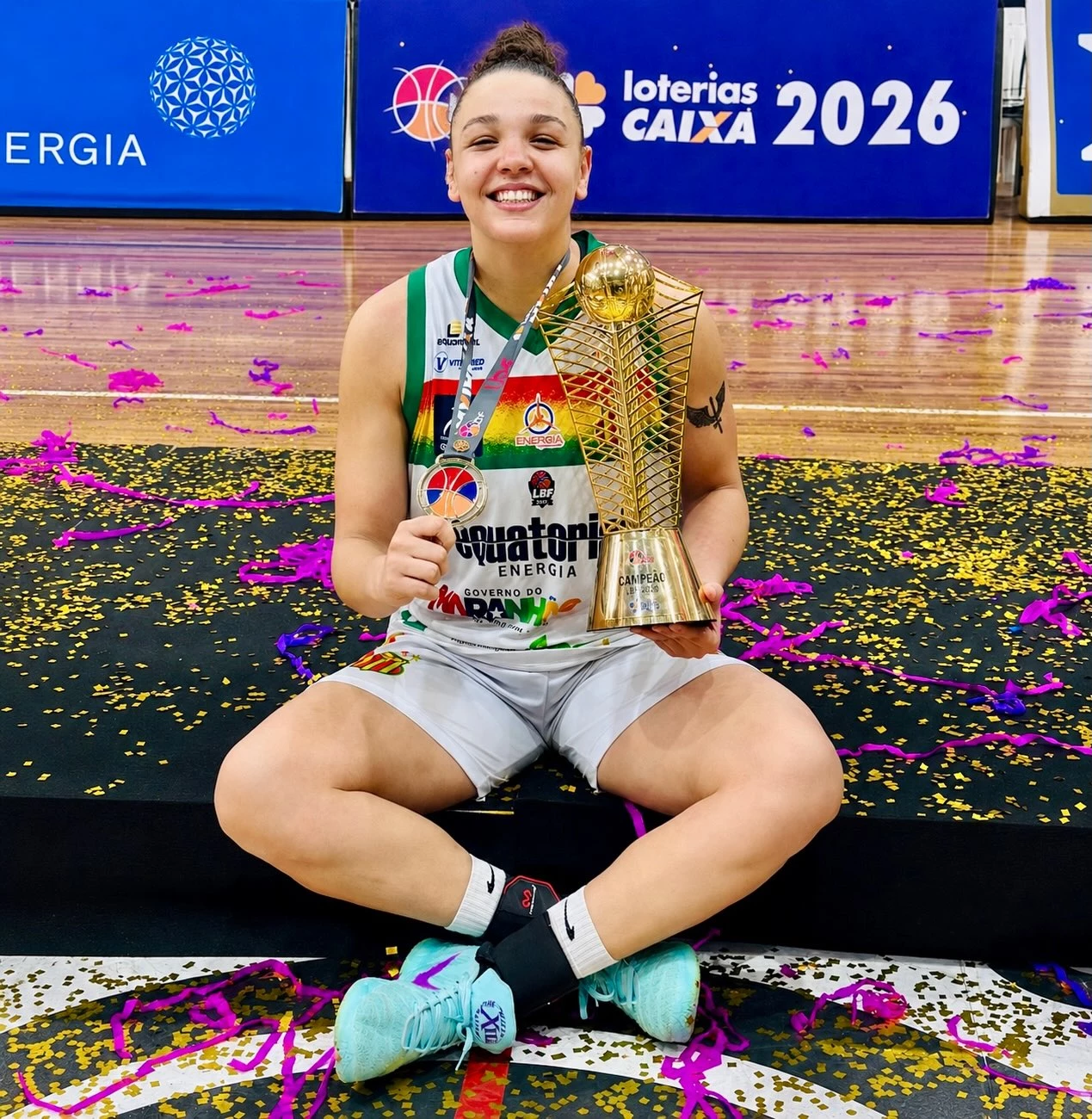 Gabi Guimarães, pivô do Sampaio Basquete.