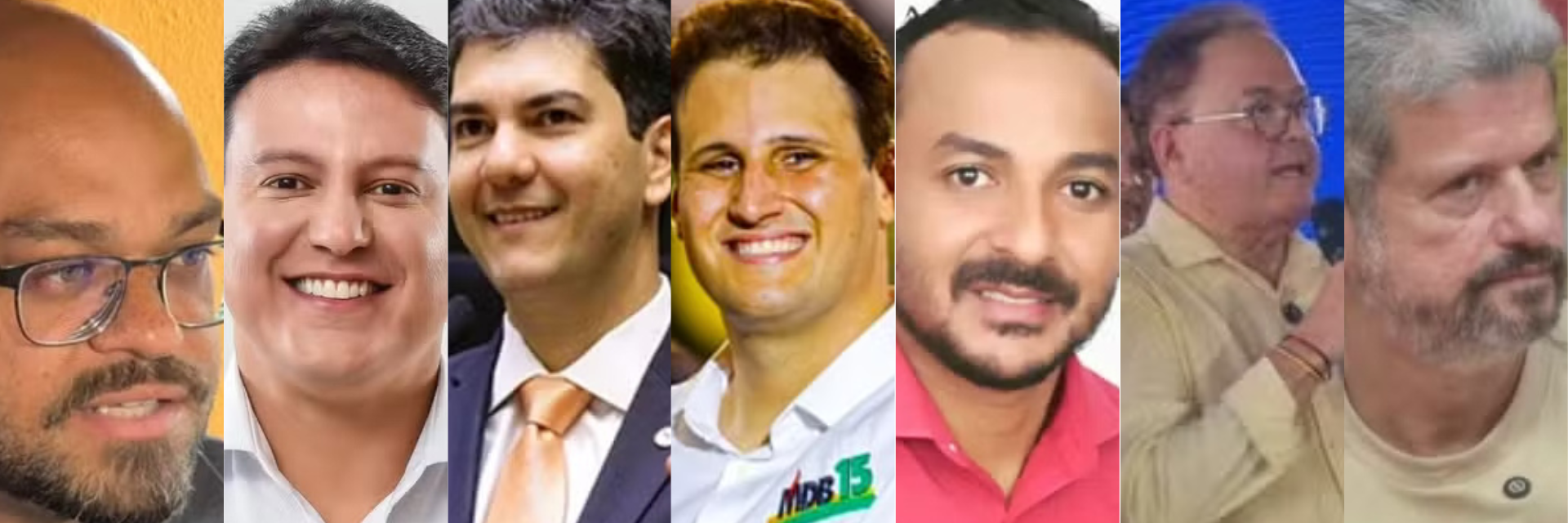 Sete candidatos foram oficializados para disputar o governo do Maranhão nas eleições de 2026. Confira quem são e o perfil de cada um.