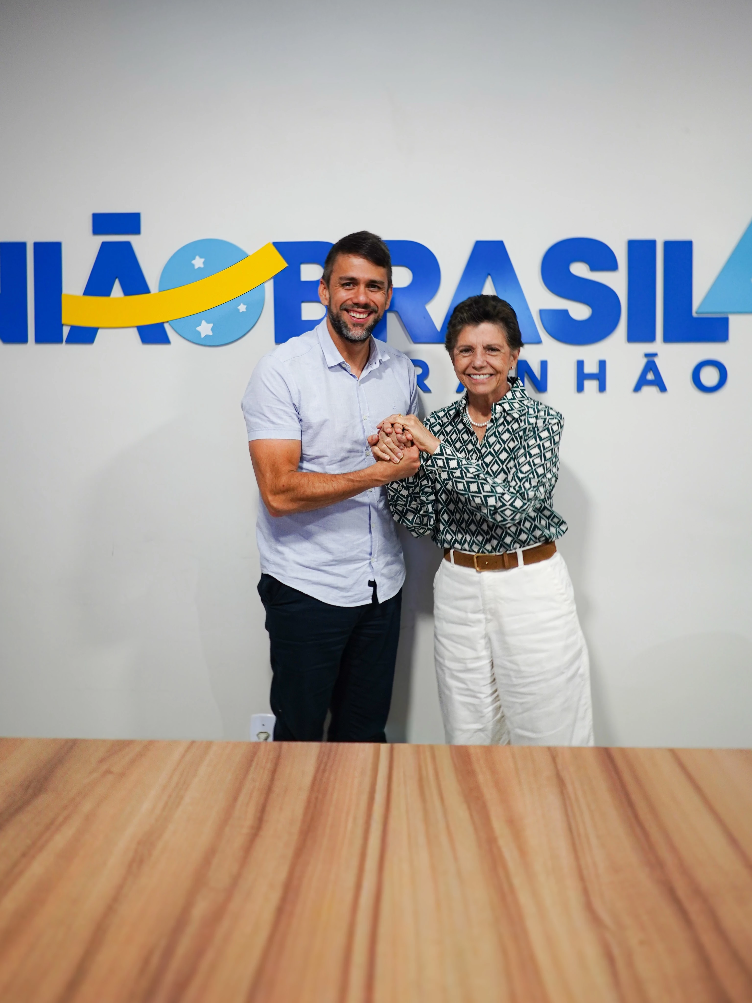 Pedro Lucas recebe Roseana Sarney e declara apoio à candidatura da ex-governadora ao Senado.