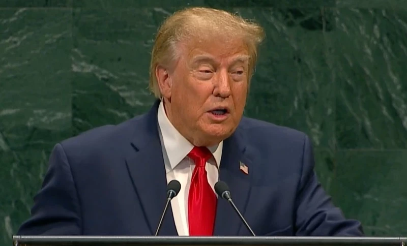 Donald Trump, presidente dos Estados Unidos.