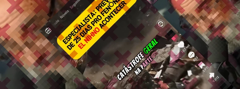 Em um post viral, o pastor, psicólogo e palestrante Alex Alves faz afirmações fantasiosas sobre o Super El Niño no Brasil.