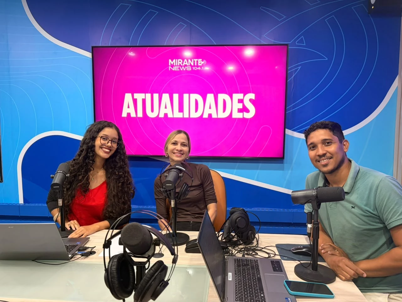 Rosana Castelo Branco em entrevista ao Atualidades, com Marcelo Rodrigues e Anna Clara Dias