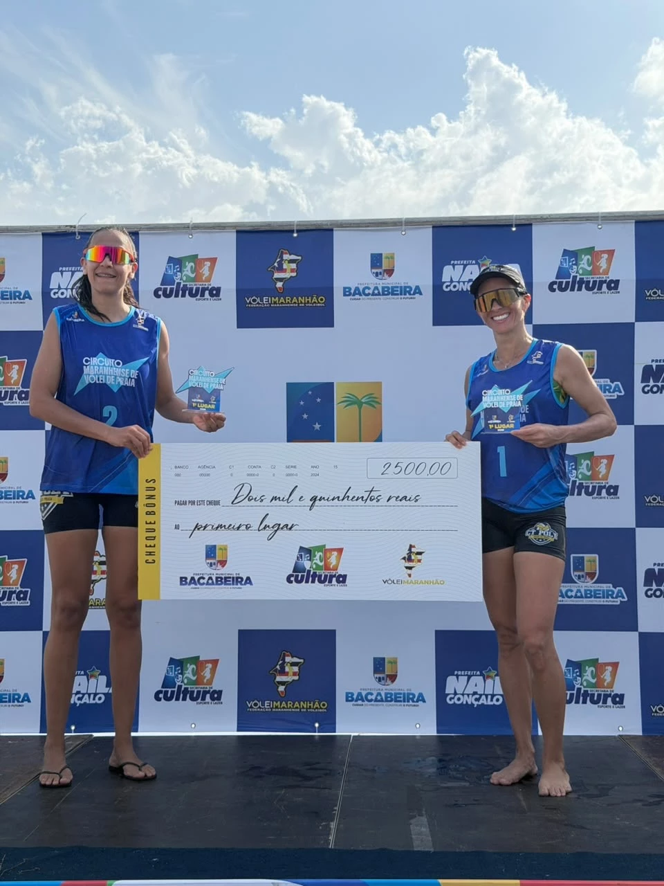 Dupla Polly e Beatriz conquistou o título