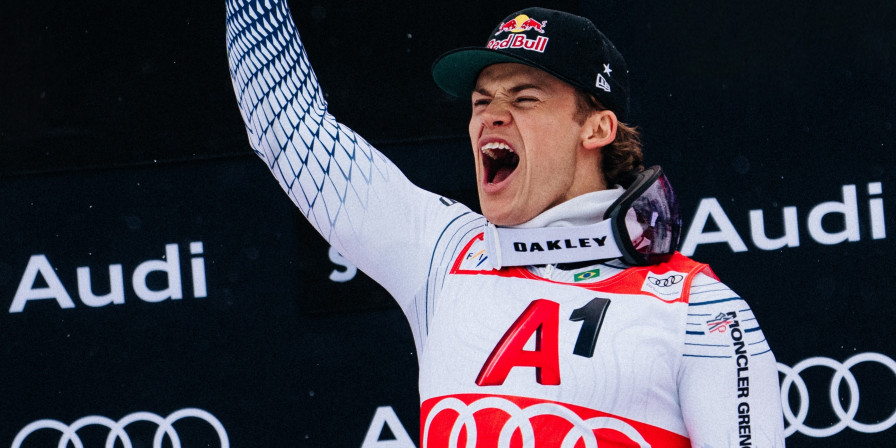 Lucas Pinheiro disponibiliza temporada com ouro em slalom gigante na Áustria