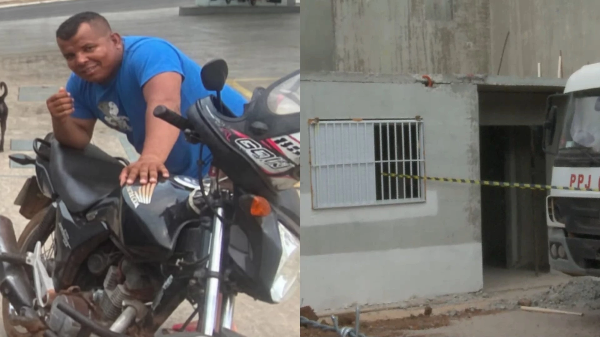 Parede desaba durante construção de casas e mata trabalhador em Bacabal. (Foto: Reprodução/Redes sociais)