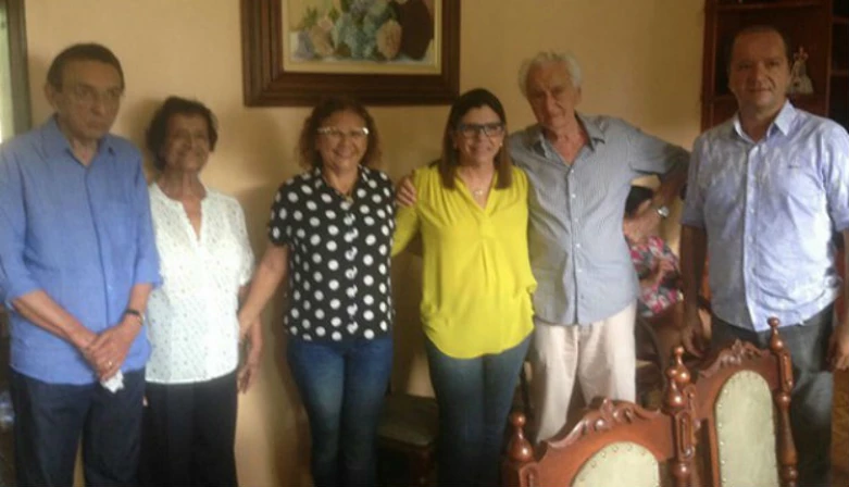 Roseana Sarney visitou os pais da deputada Valéria Macedo