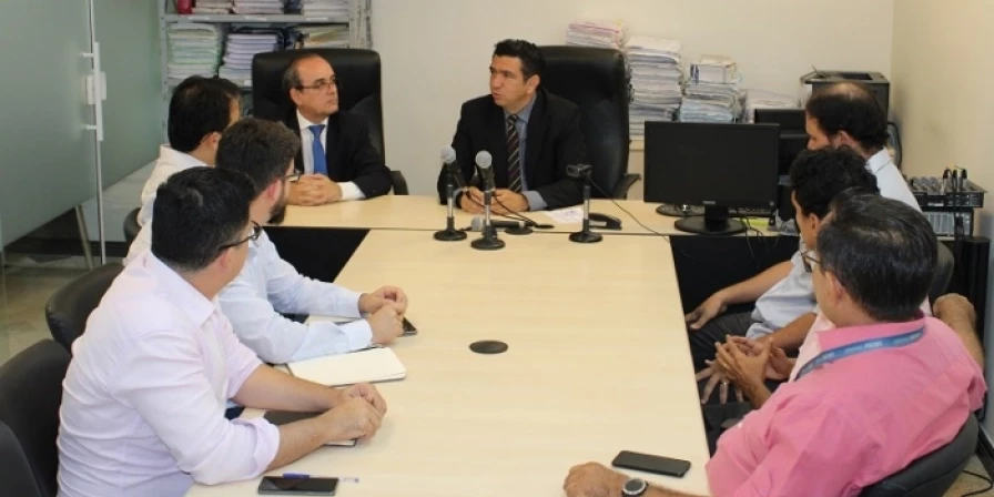 Audiência foi presidida pelo juiz Douglas de Melo Martins