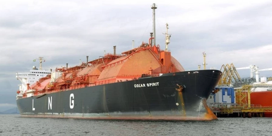 Navio da Golar Power, empresa que atua em logística de gás natural liquefeito e que participará do fórum maranhense