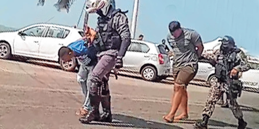 Após o crime, suspeitos foram presos