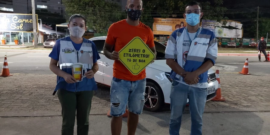 Testes com etilômetro confirmaram o cumprimento das normas por condutores