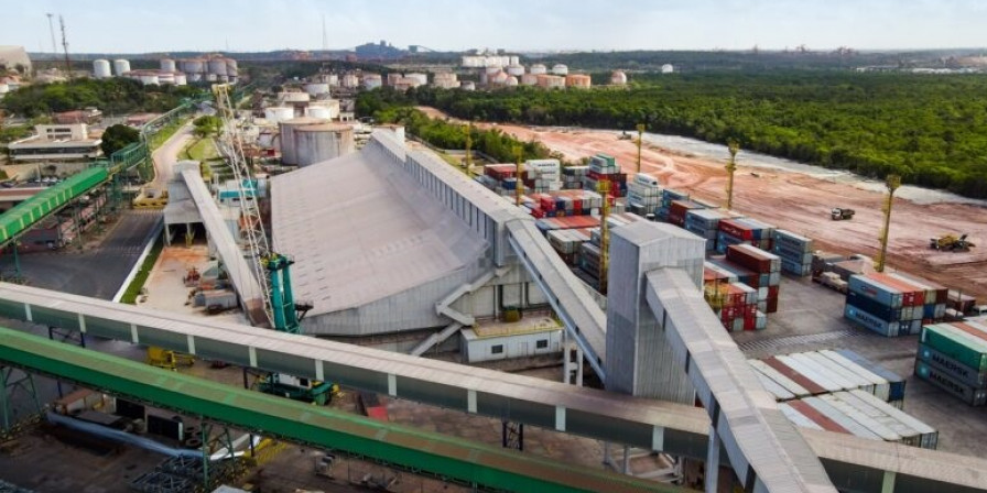 Terminal de fertilizantes no Porto do Itaqui