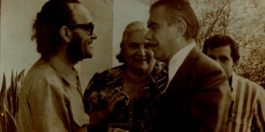 Bandeira Tribuzi e José Sarney, fundadores de O Estado