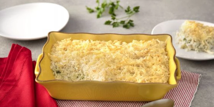 Arroz cremoso de frango