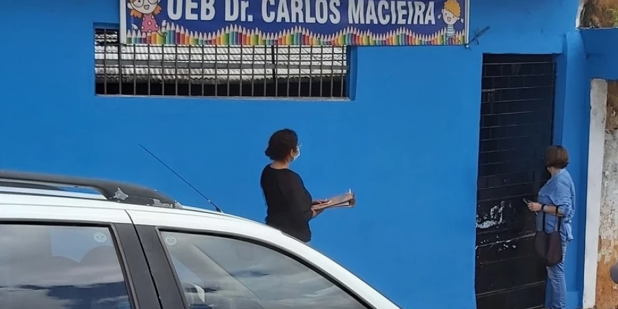 Vistoria foi realizada pela Promotoria da Educação