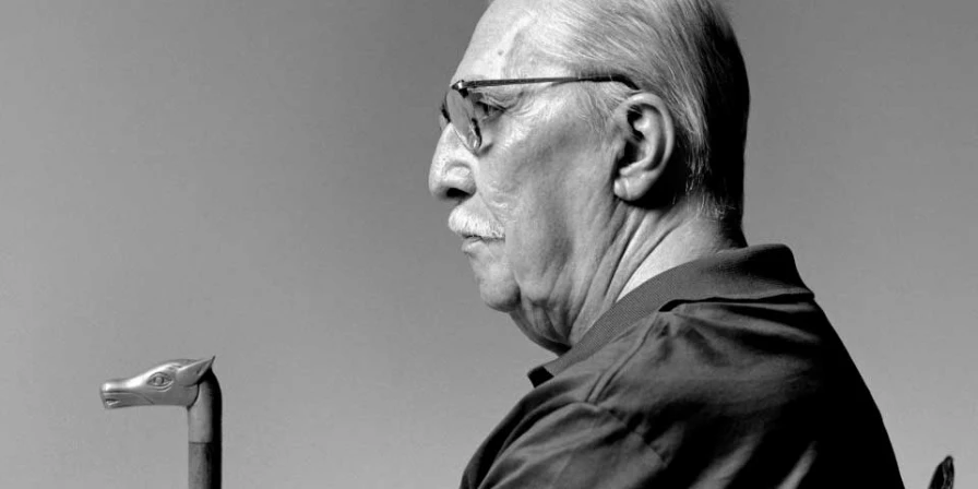 Retrato de Geraldo de Barros, feito por Bob Wolfenson em 1998