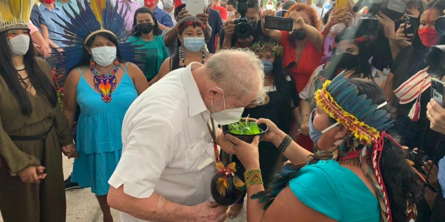 Lula participou de encontro com lideranças indígenas no Itapiracó