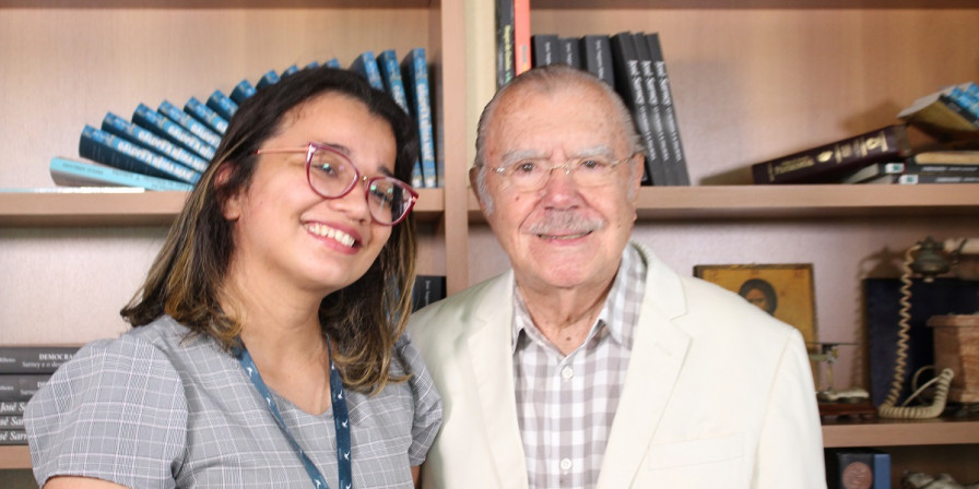 Entrevista com José Sarney (bruna e josé sarney)